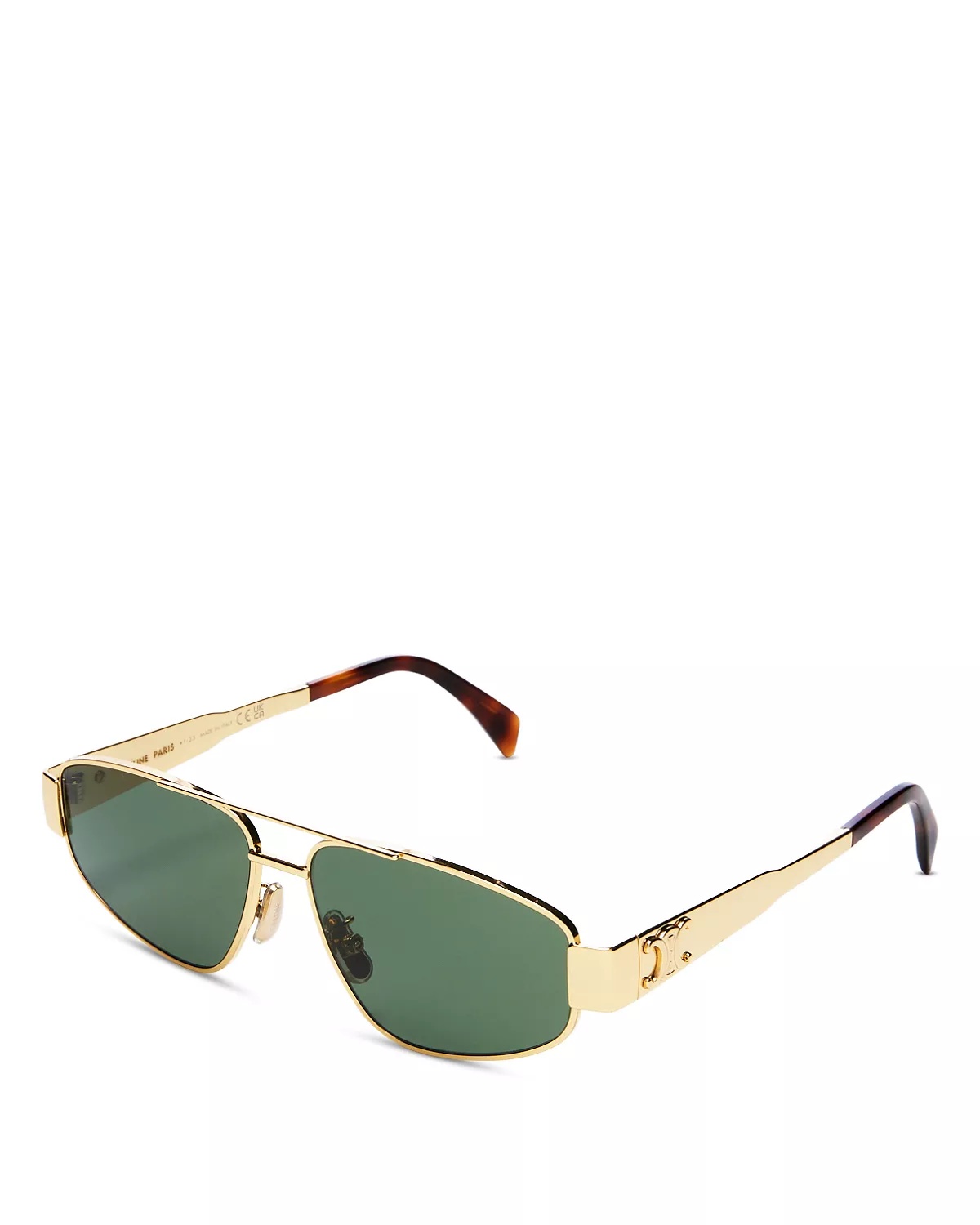 Metal Triomphe Pilot Sunglasses, 57mm - 5