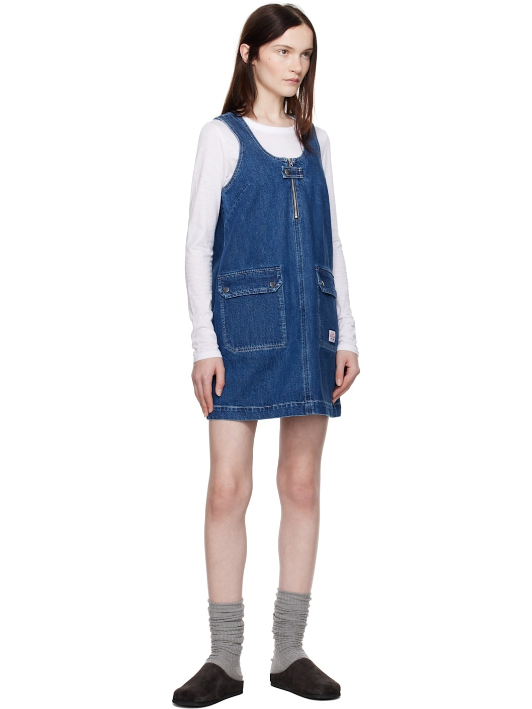 Blue Dominic Denim Minidress - 5