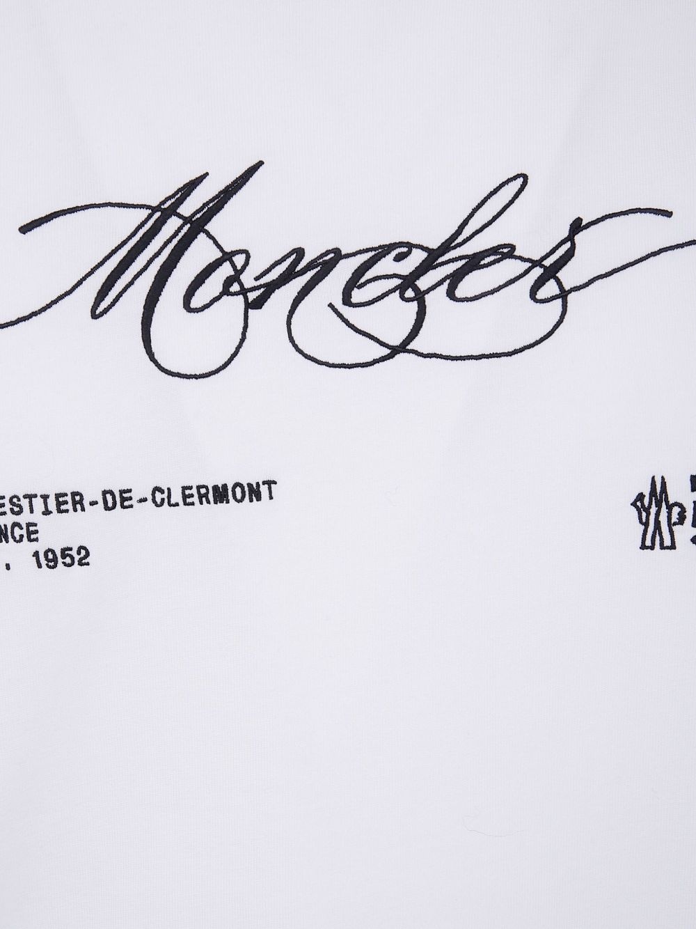 script-logo cotton T-shirt - 3