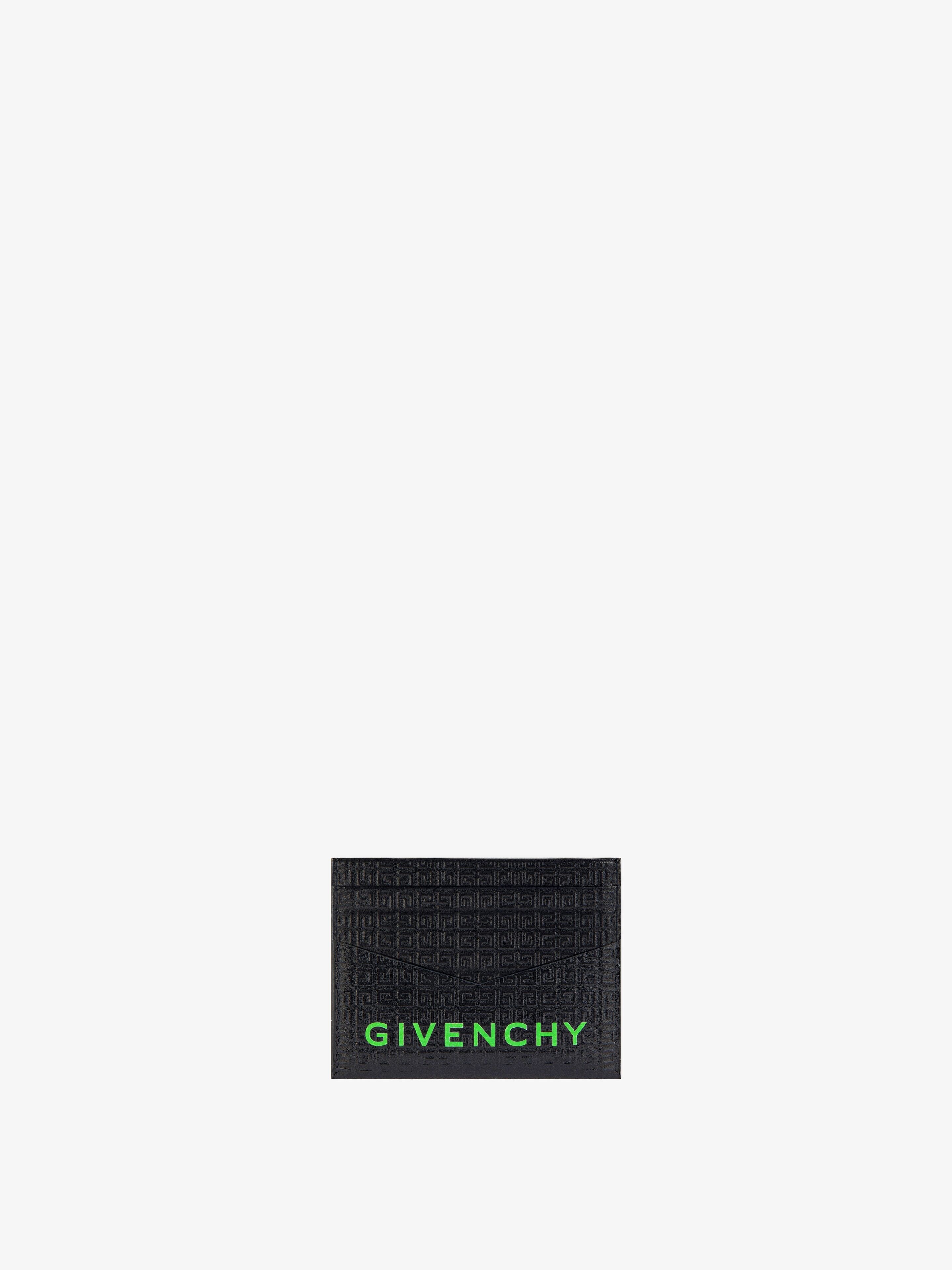 GIVENCHY CARD HOLDER IN 4G MICRO LEATHER - 1