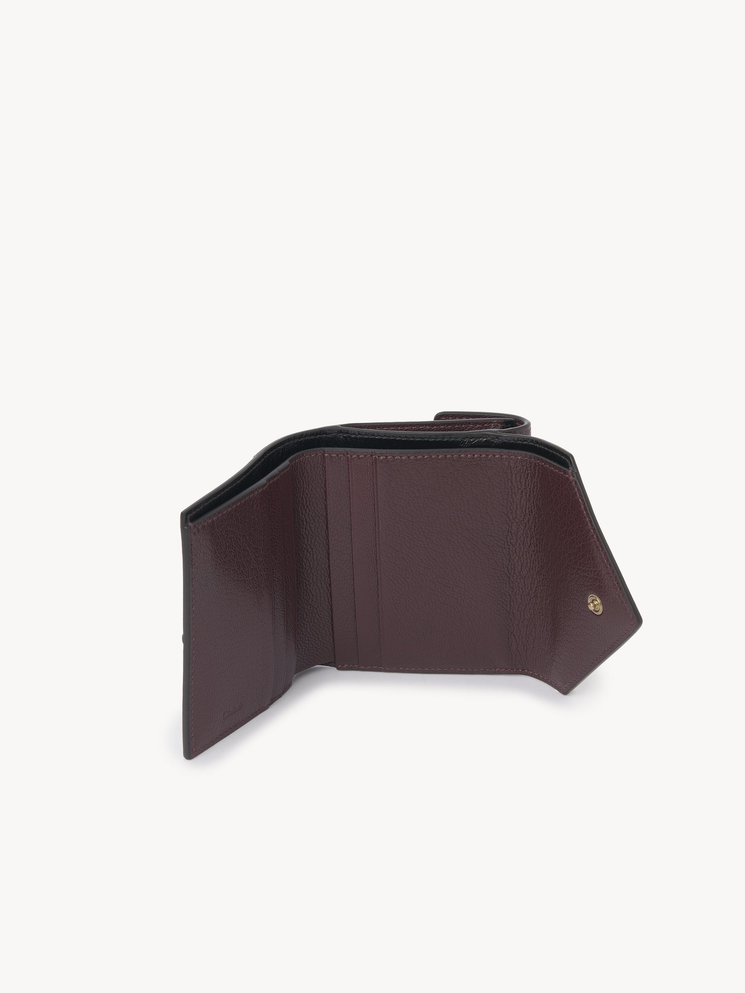 SMALL ENVELOPE TRI-FOLD IN GRAINED LEATHER - 4