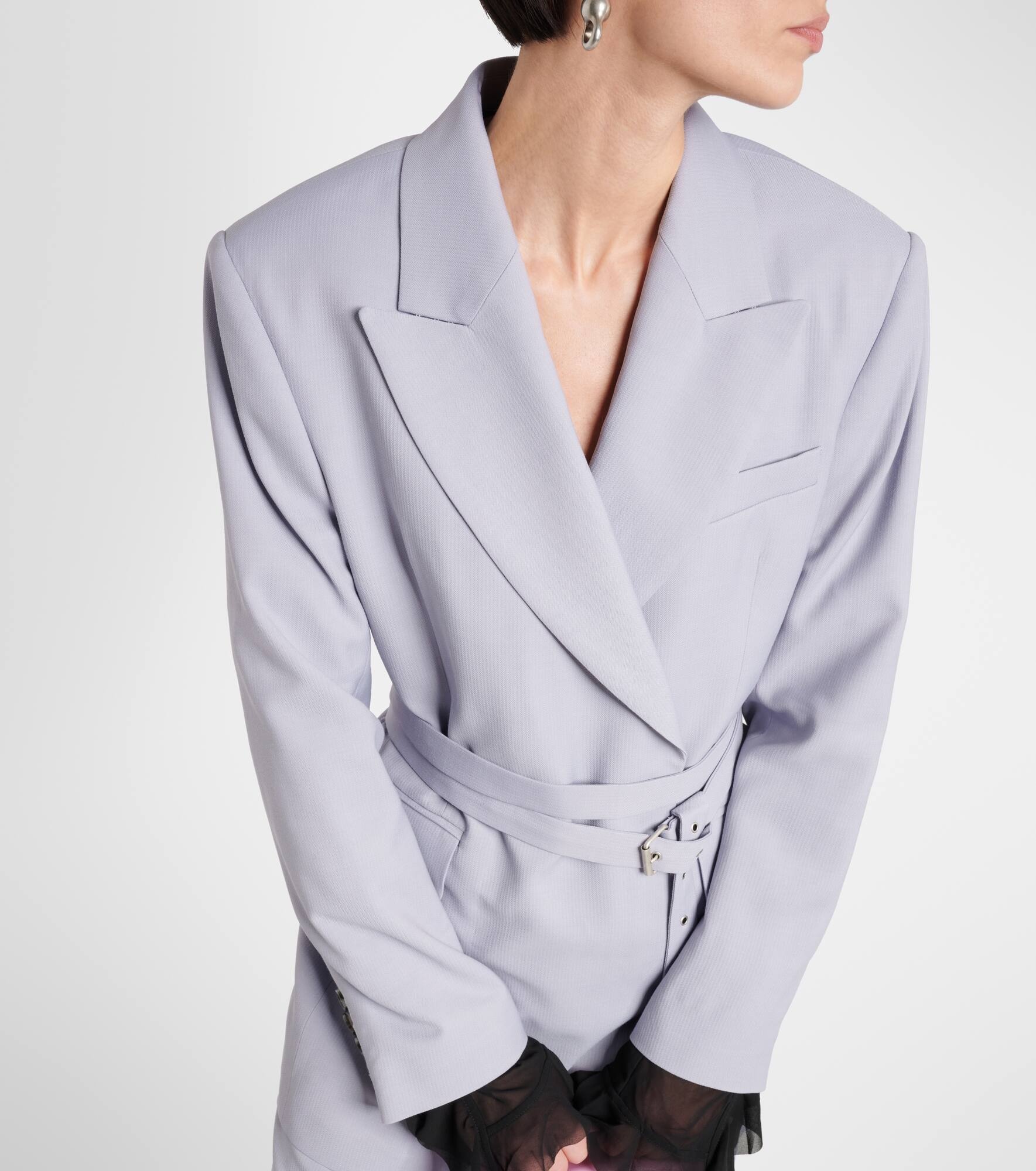 Belted blazer - 4