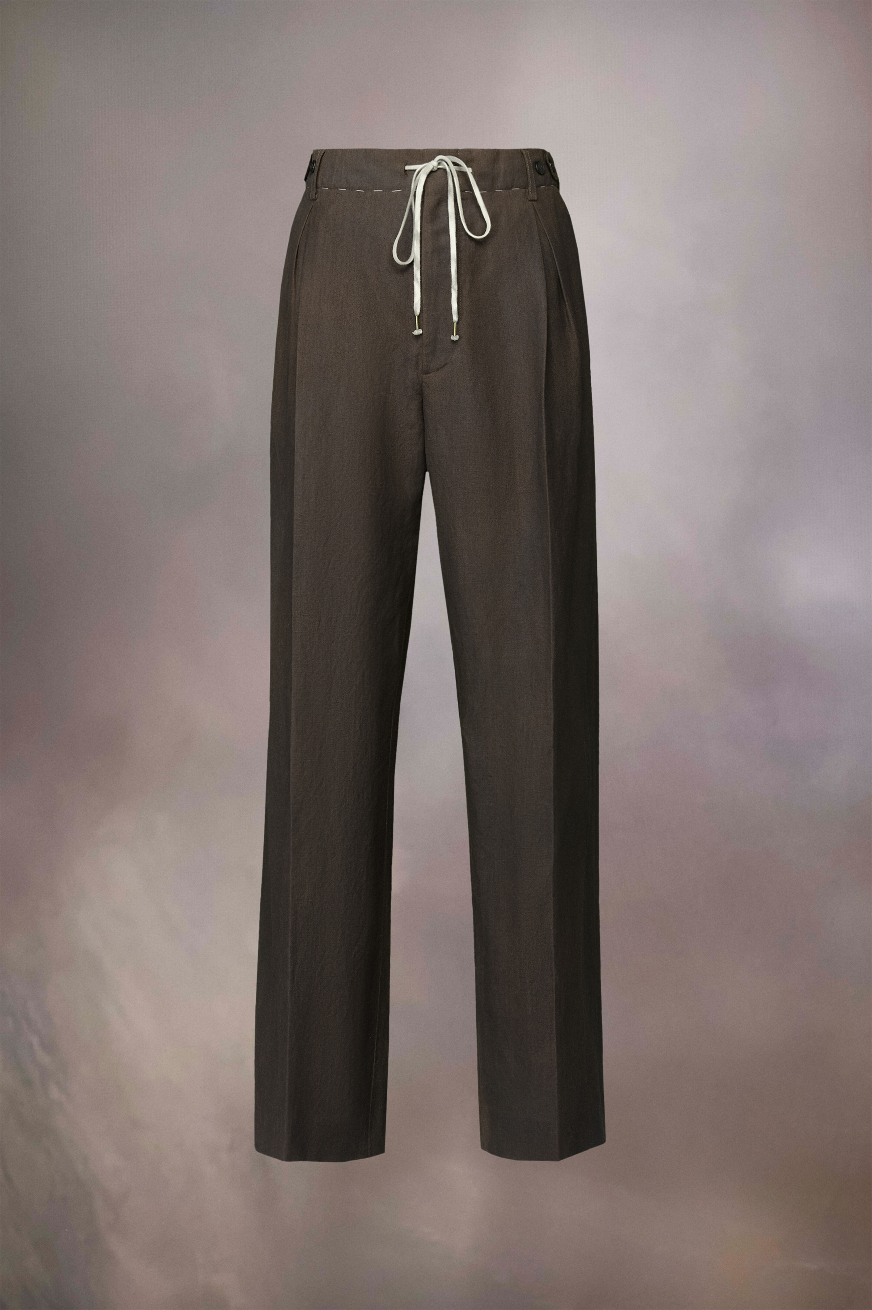 Wool linen trousers - 1