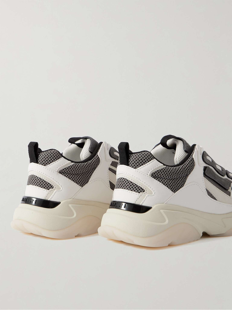 Bone Runner Leather-Trimmed Mesh Sneakers 5
