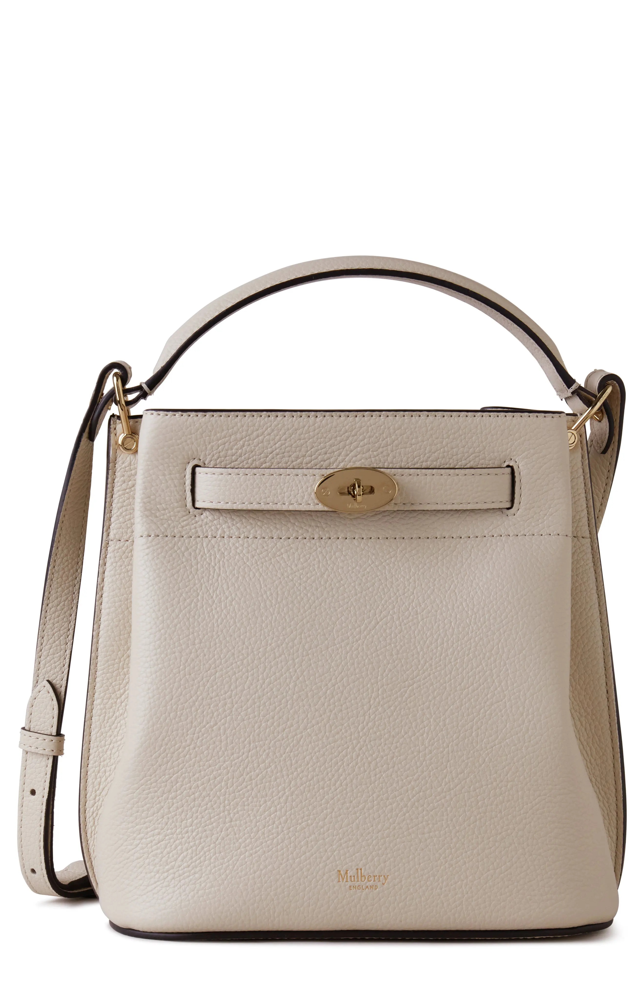 トートバッグ Mulberry FW25 'Islington' mini bucket bag (RL8803205 A100) Mulberry | Mini Islington Bucket | Black Small Classic Grain