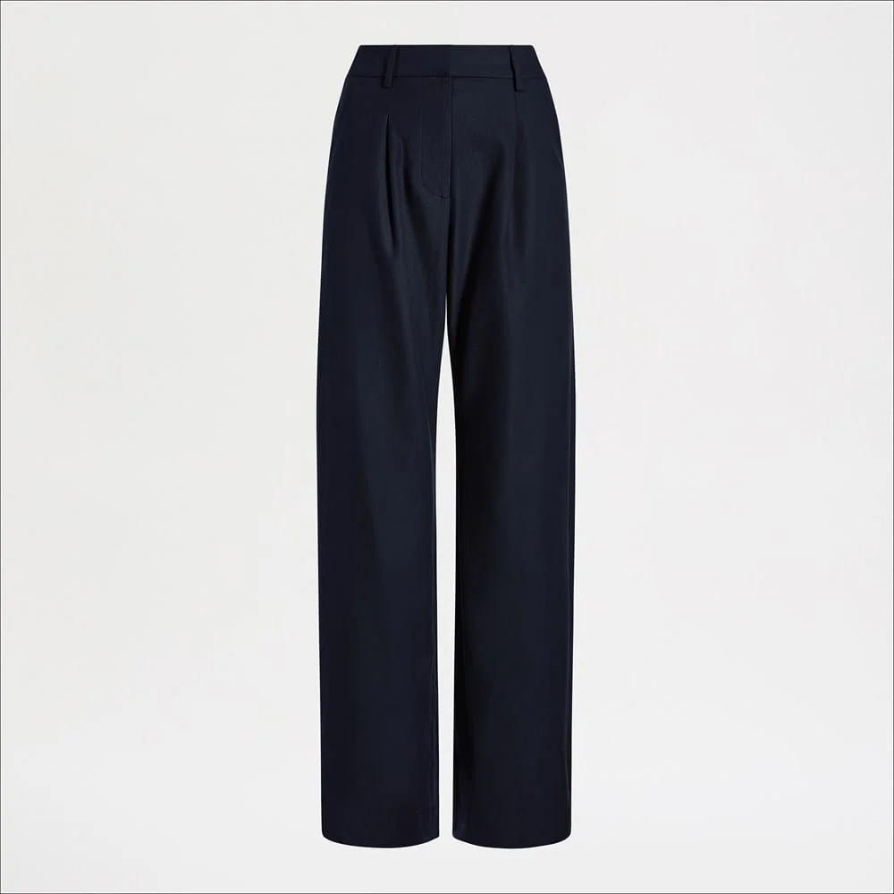 Pleated Relaxed Pant - 1