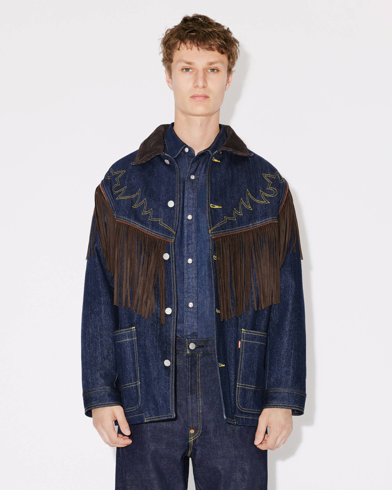 KENZO x LEVI'S® genderless  fringed denim jacket 3