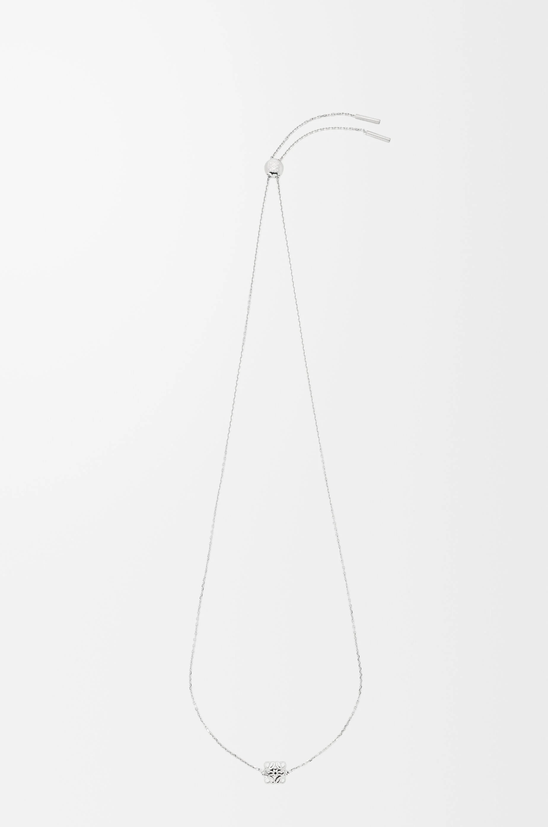 Anagram Bombé necklace in sterling silver - 1
