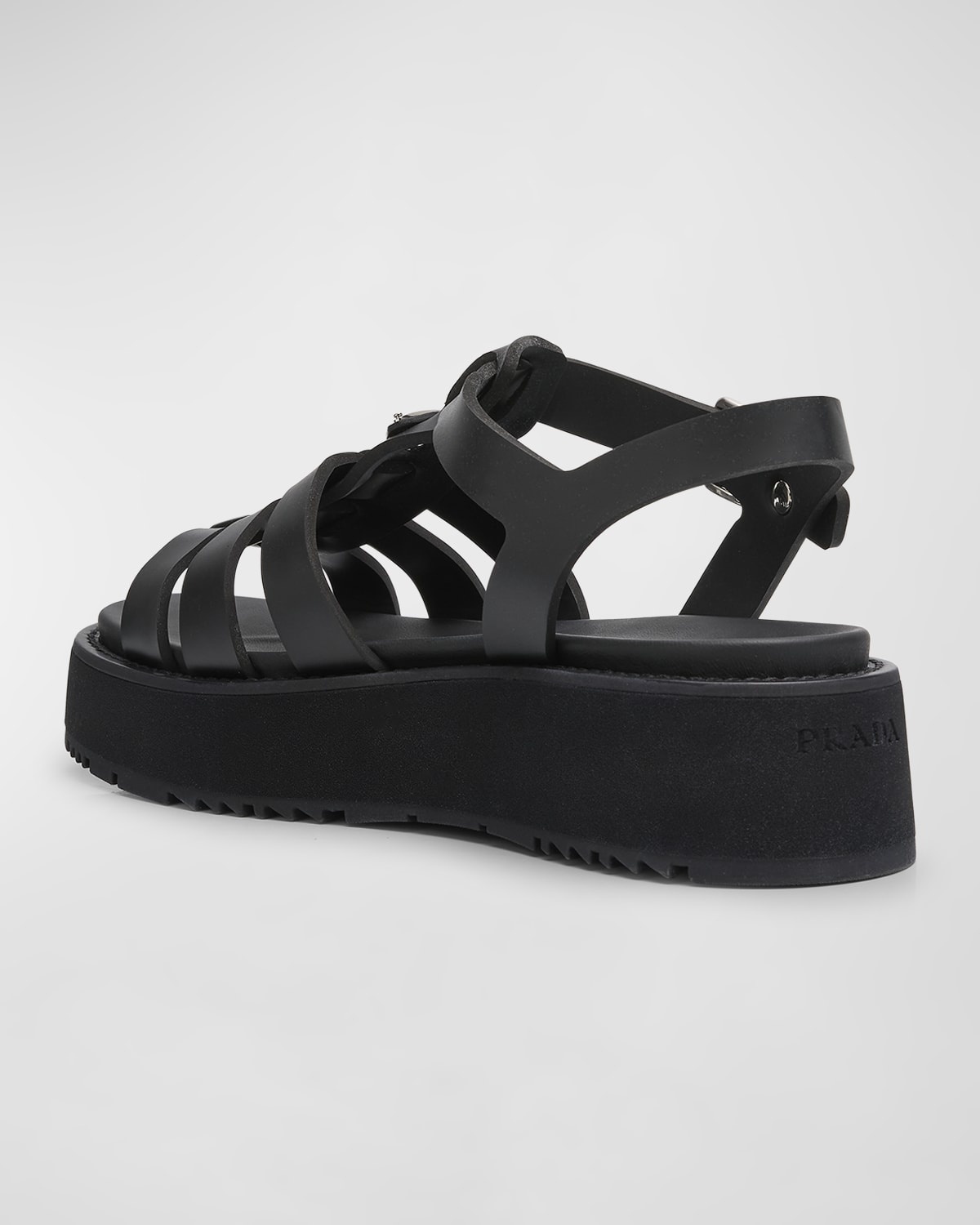 Vinyl Flatform Fisherman Sandals - 4
