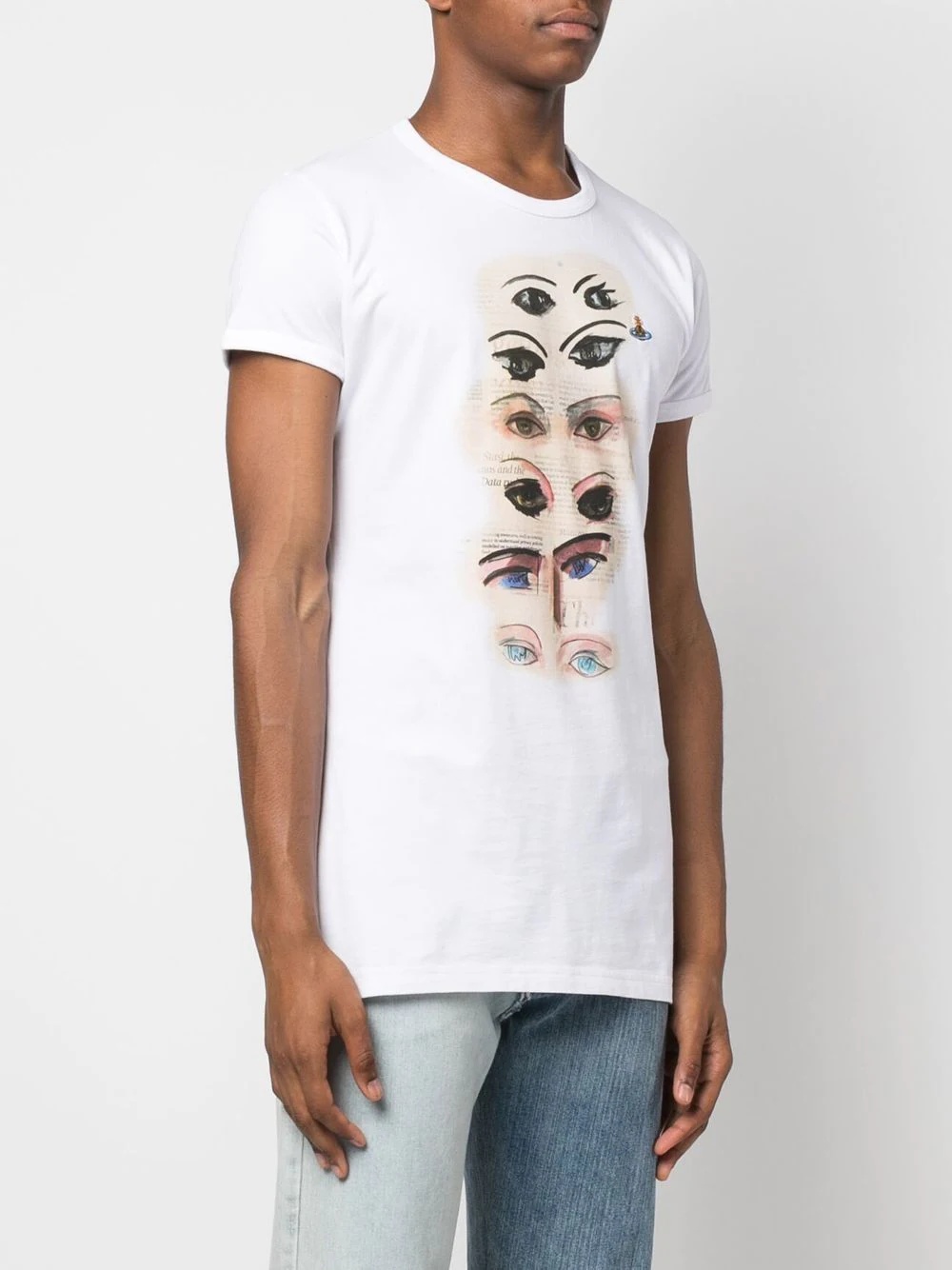 eye-print organic-cotton T-shirt - 3