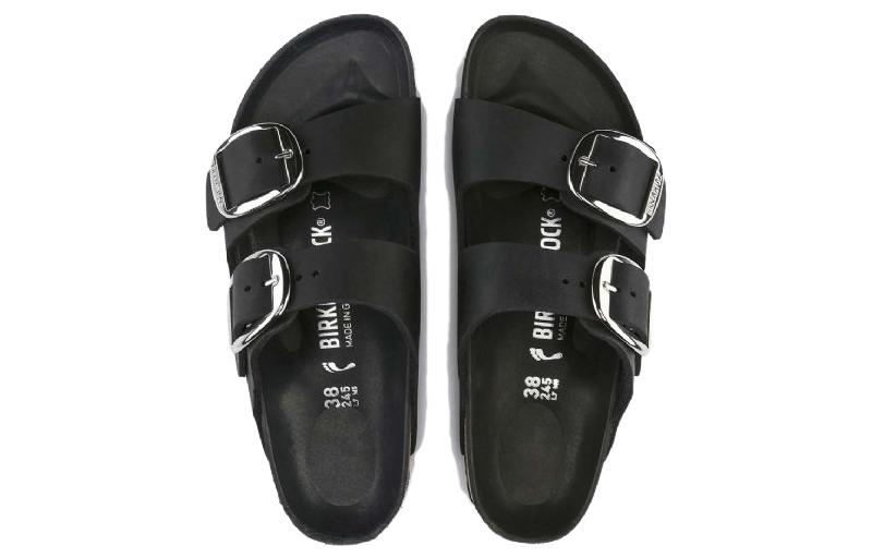 (WMNS) Birkenstock Arizona Double-Buckle Sandals 'Black' 1011075 - 4