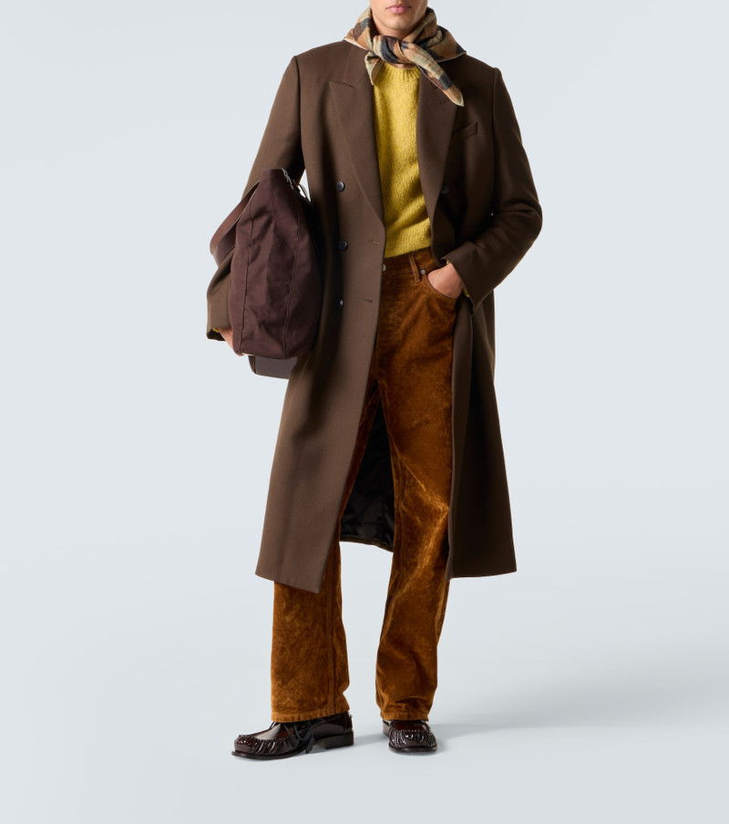 Dries Van Noten Double-breasted wool coat outlook