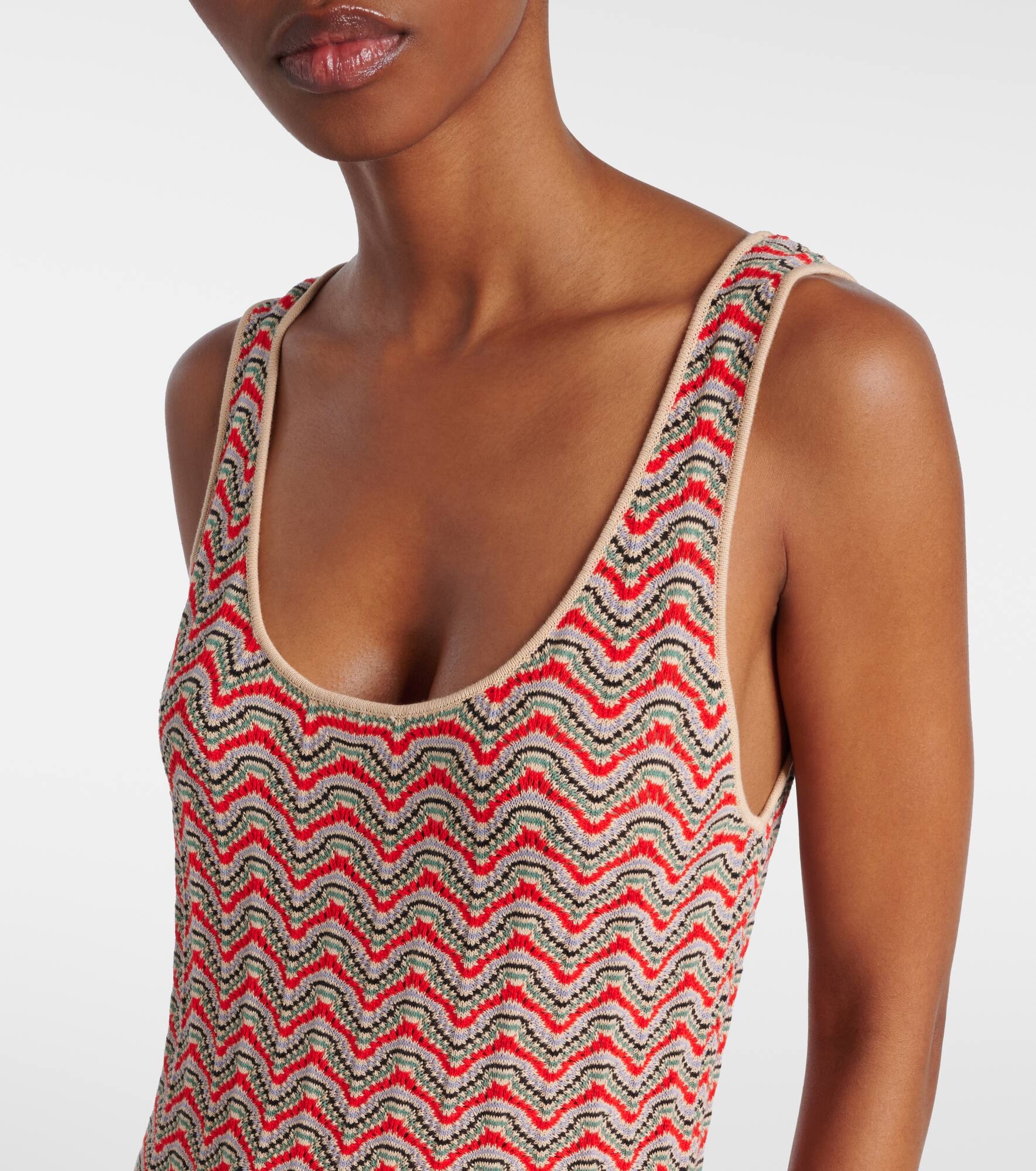 Bondi open-knit cotton maxi dress - 4