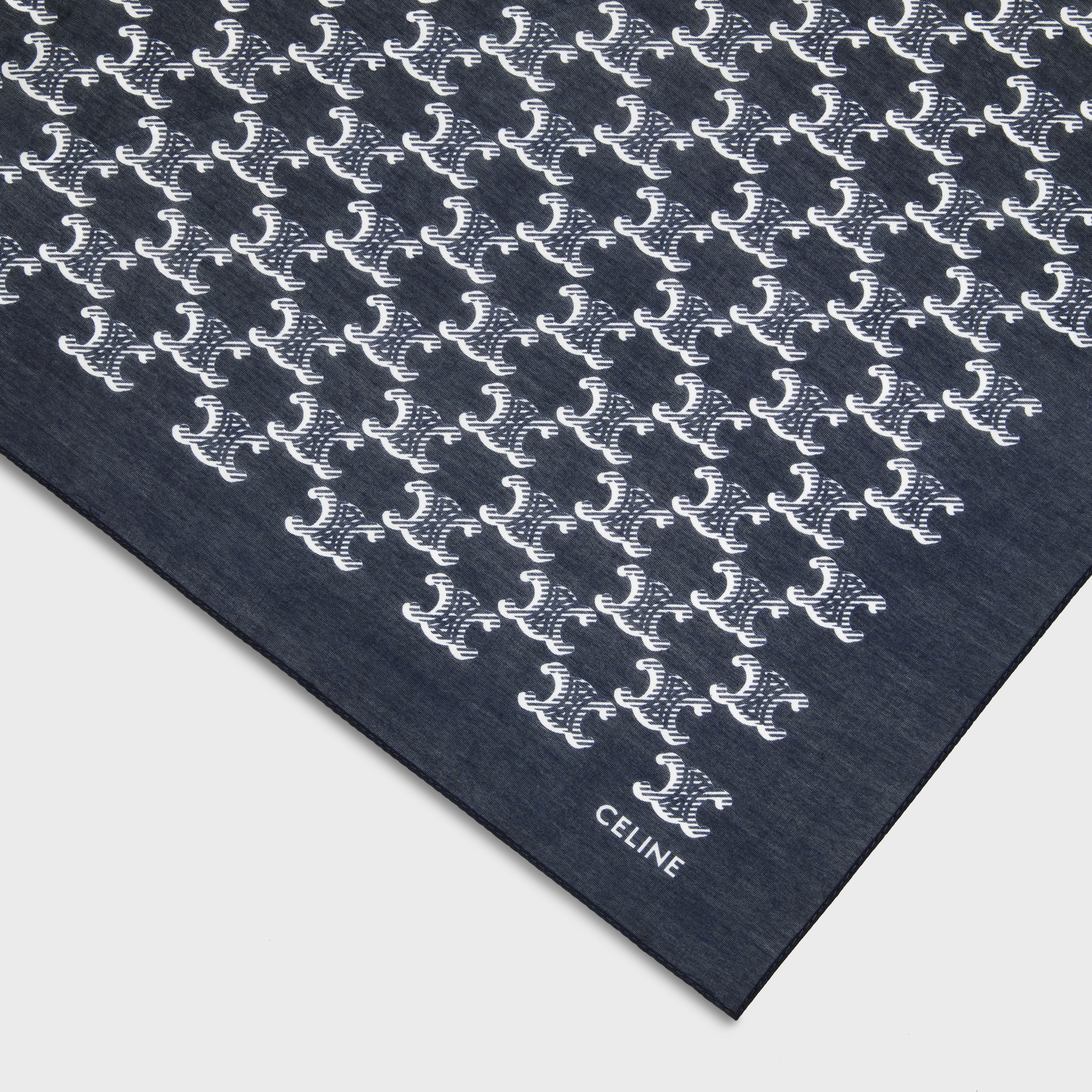 BANDANA IN PRINTED COTTON AND SILK - 2