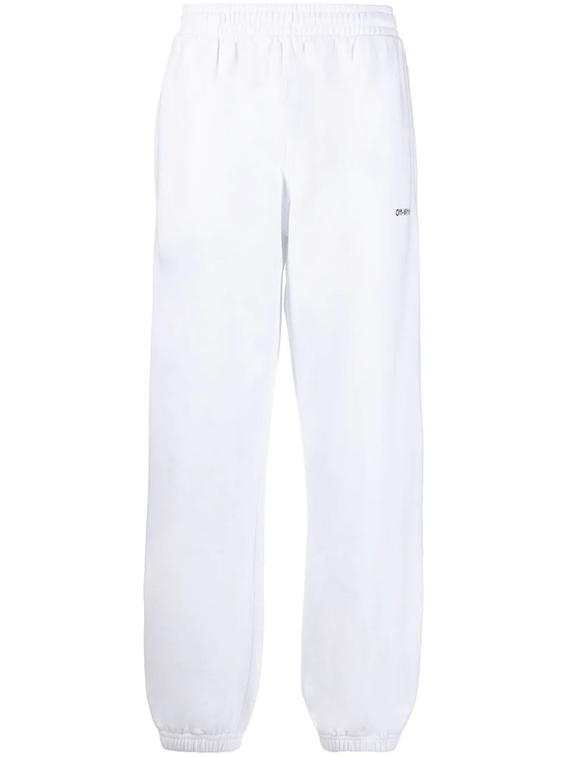 Diag-stripe track pants 1