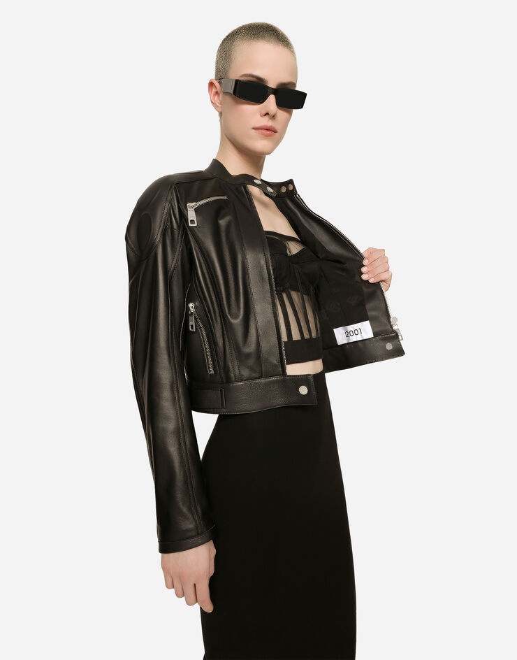 Nappa leather biker jacket - 4