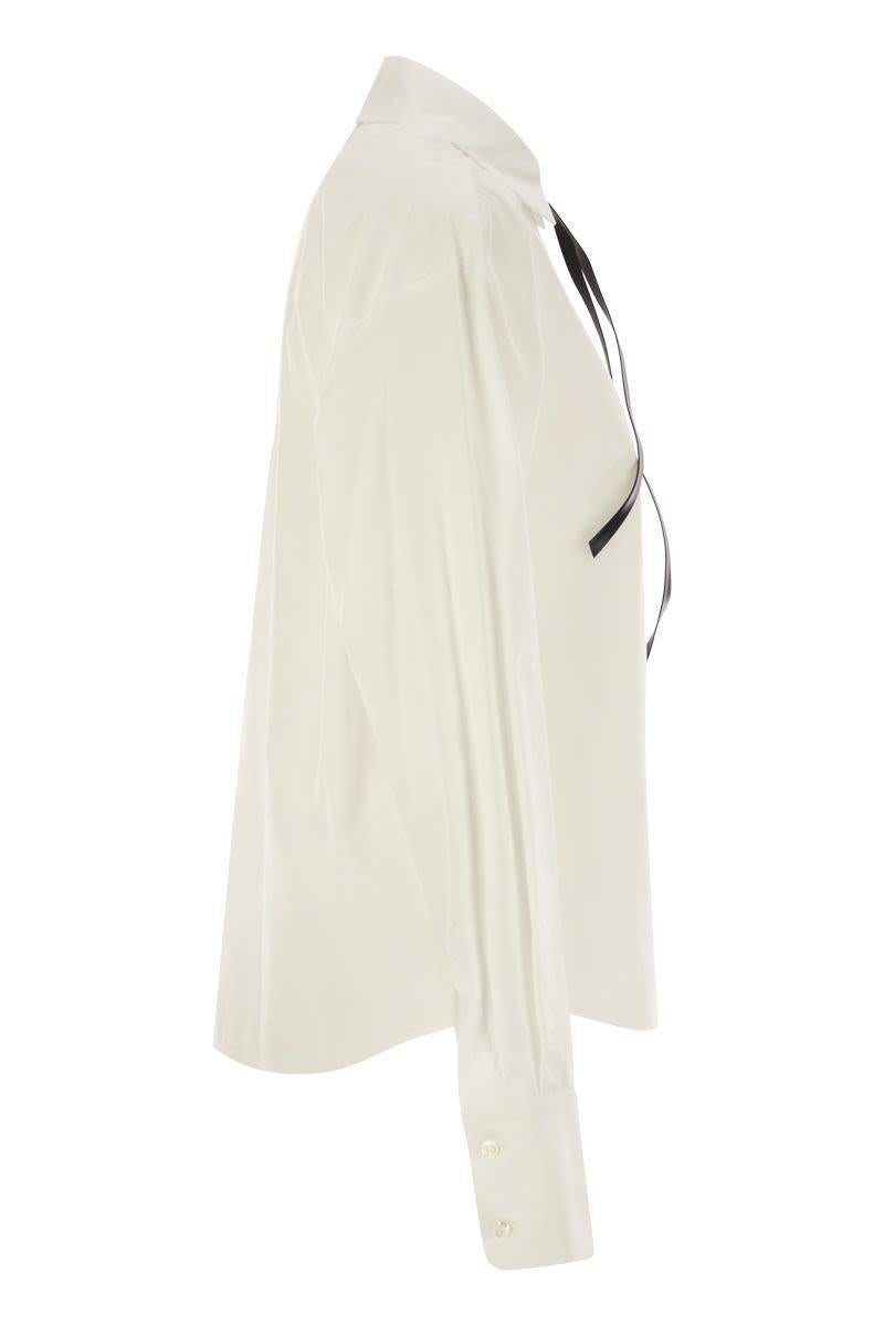 Sportmax Gesso - Oversize Poplin Shirt - 3