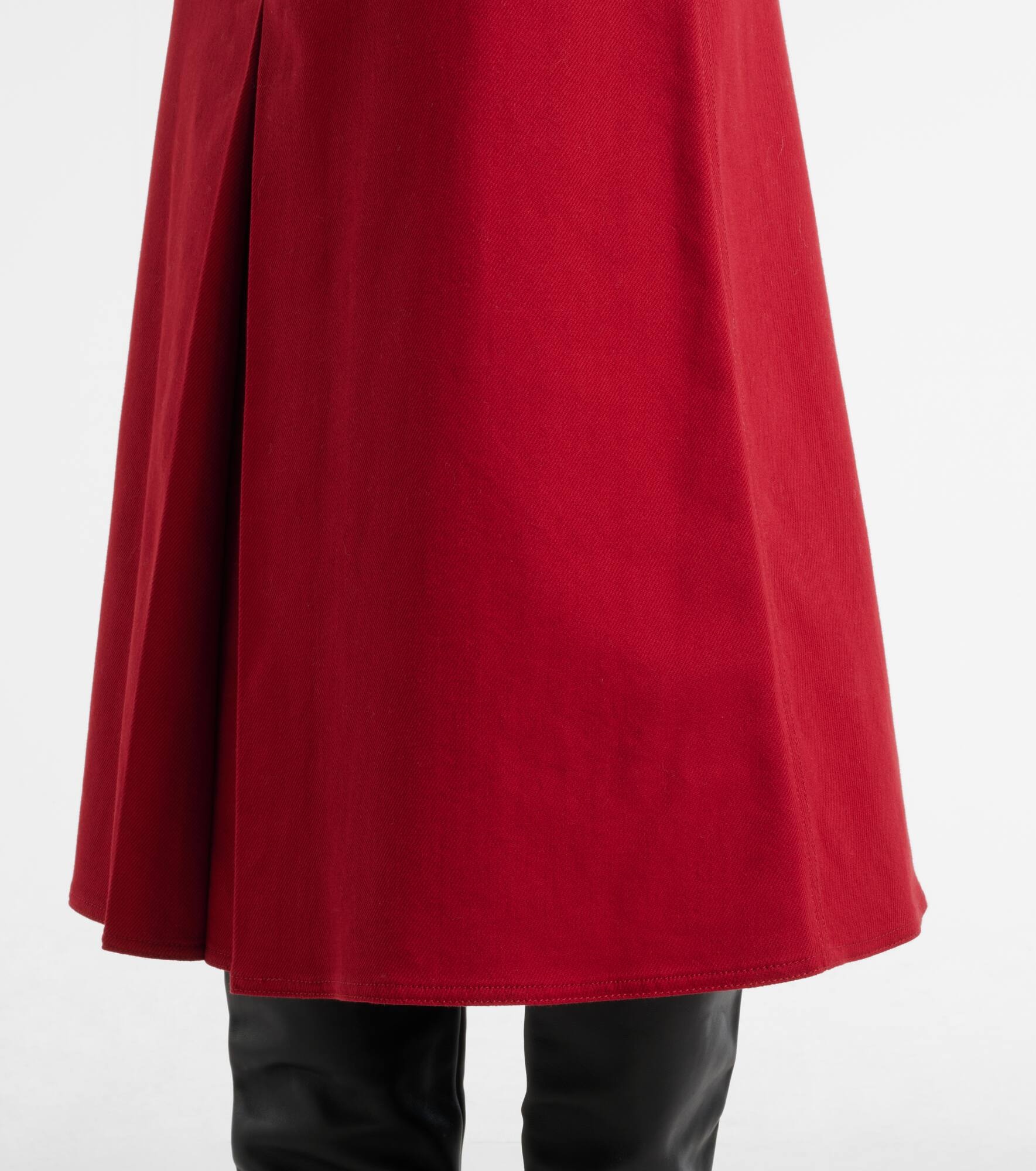 Renoir pleated cotton midi skirt - 5