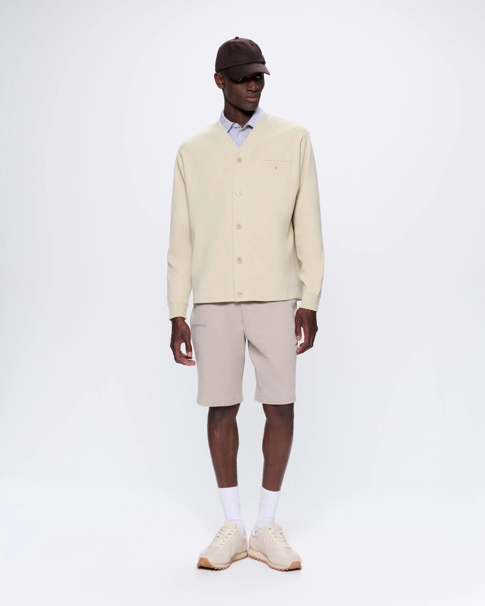 Mens DNA Double Jersey Liner Jacket - Maitake Beige - 1