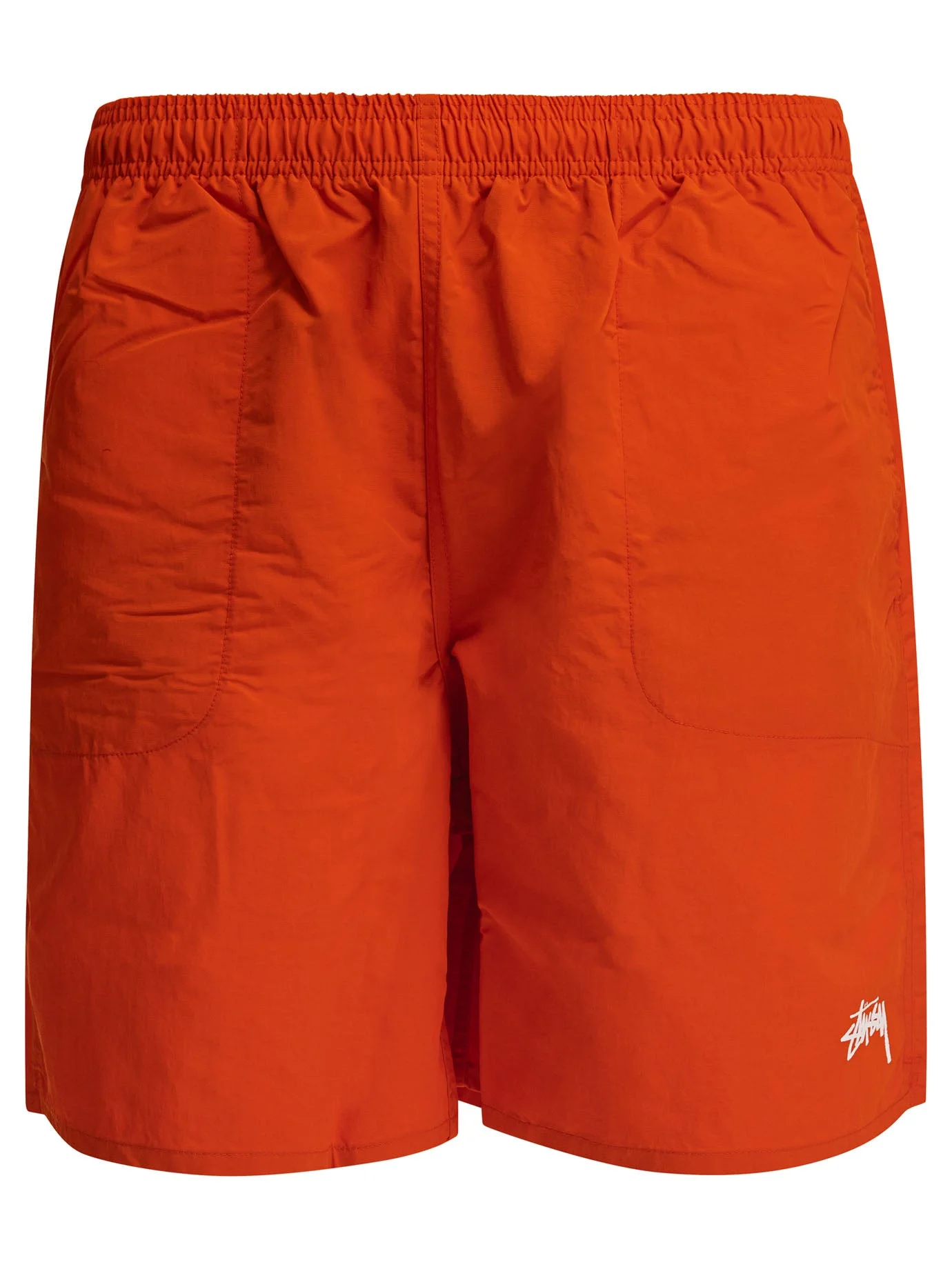 Stussy Nylon Swim Shorts Orange Men - 1