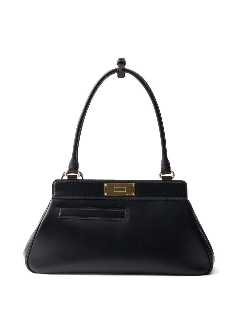 medium leather tote bag - 2