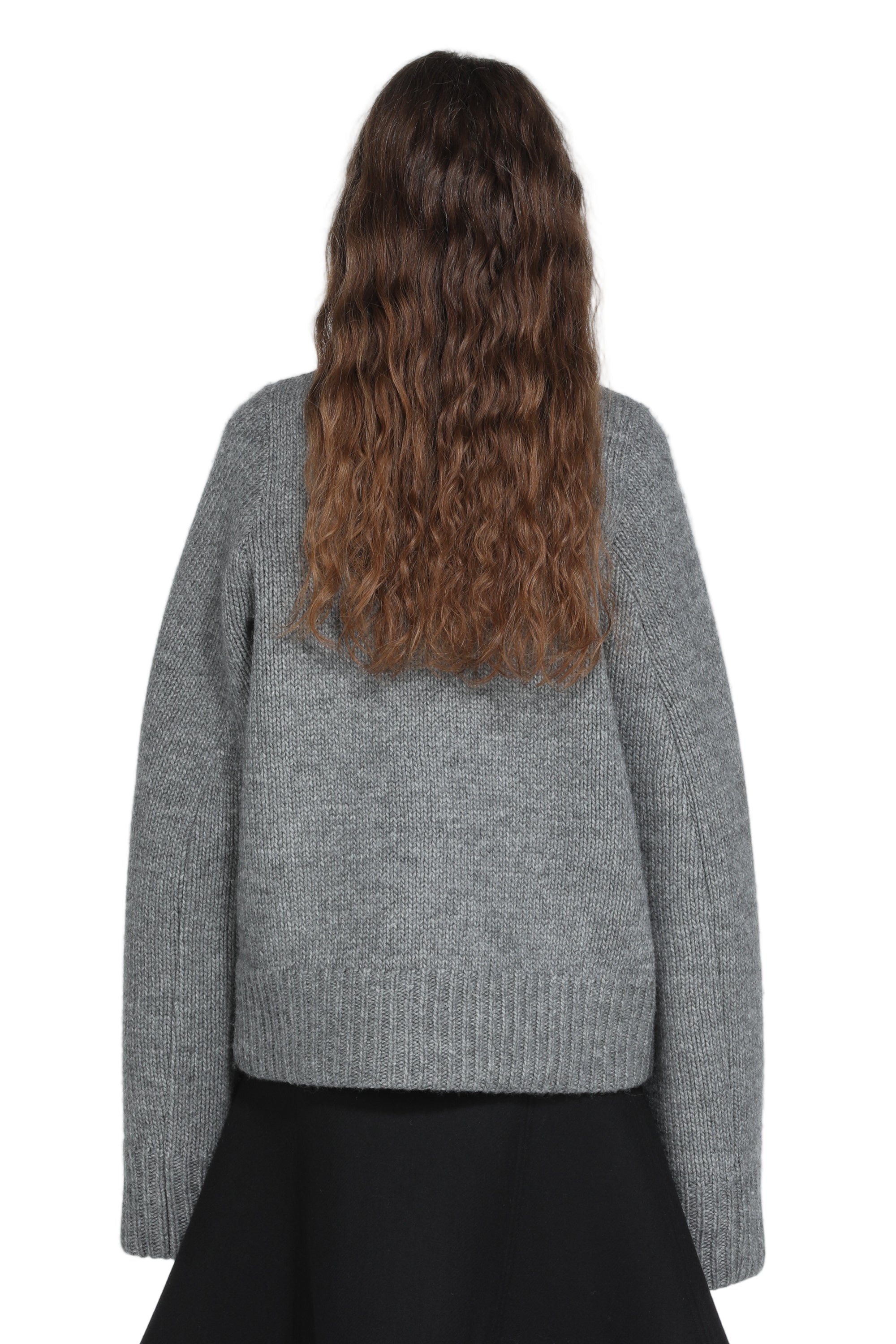 OVERSIZED SWEATER WITH BOAT NECKLINE - 2