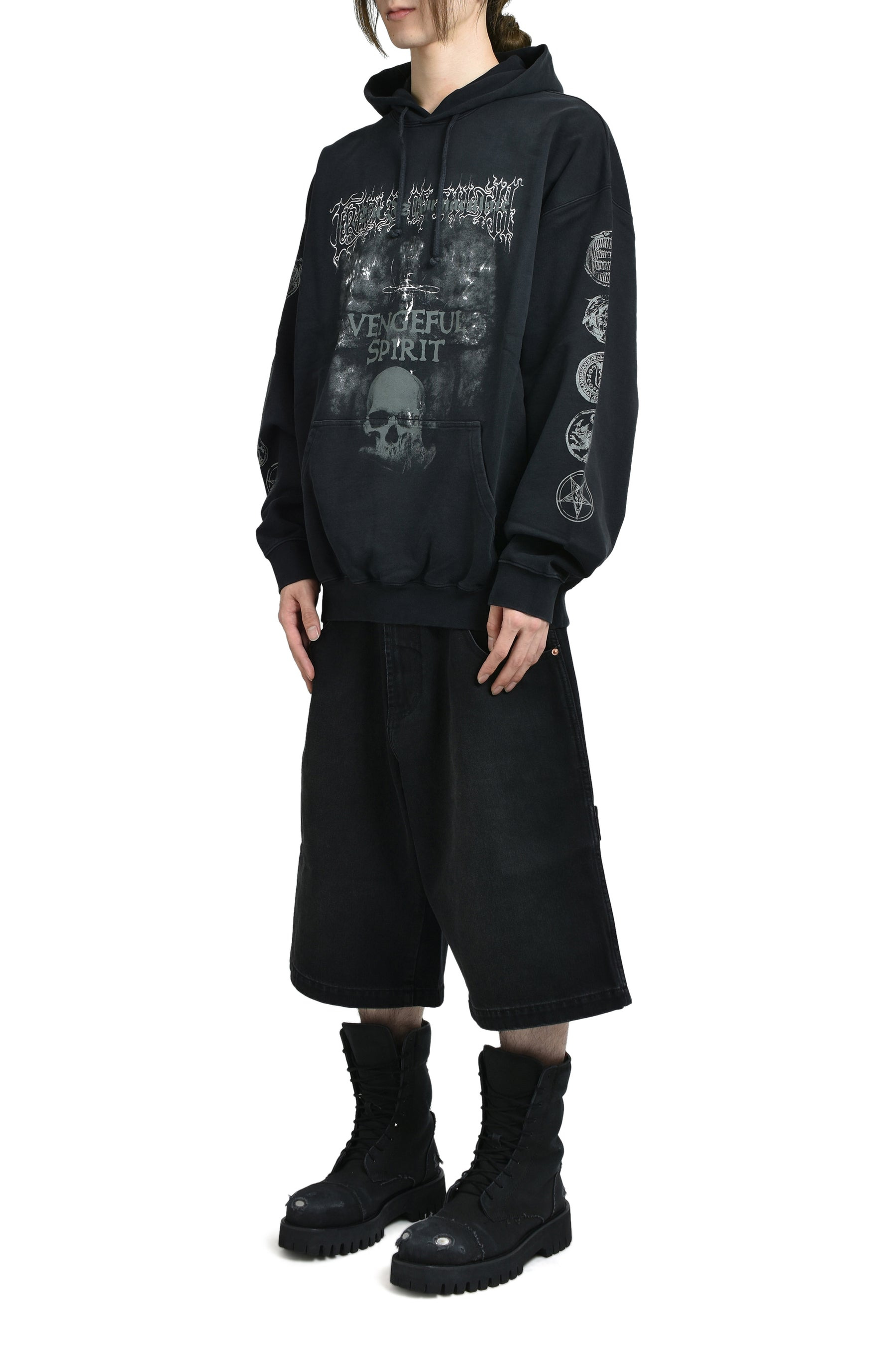 COF VENGEFUL SPIRIT OVERSIZED HOODIE / BLK - 5
