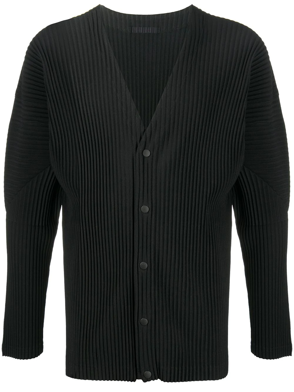 pleated buttoned jacket - 1