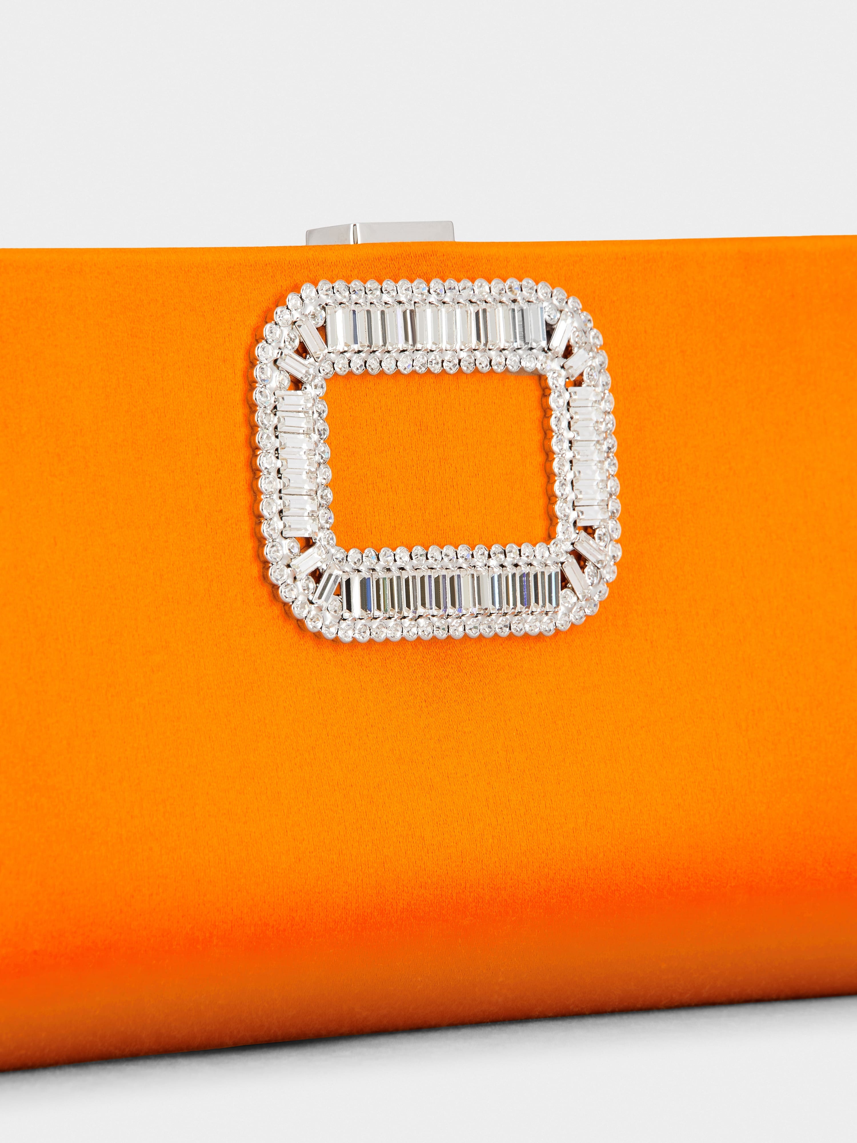 Pilgrim Buckle Clutch in Satin - 5