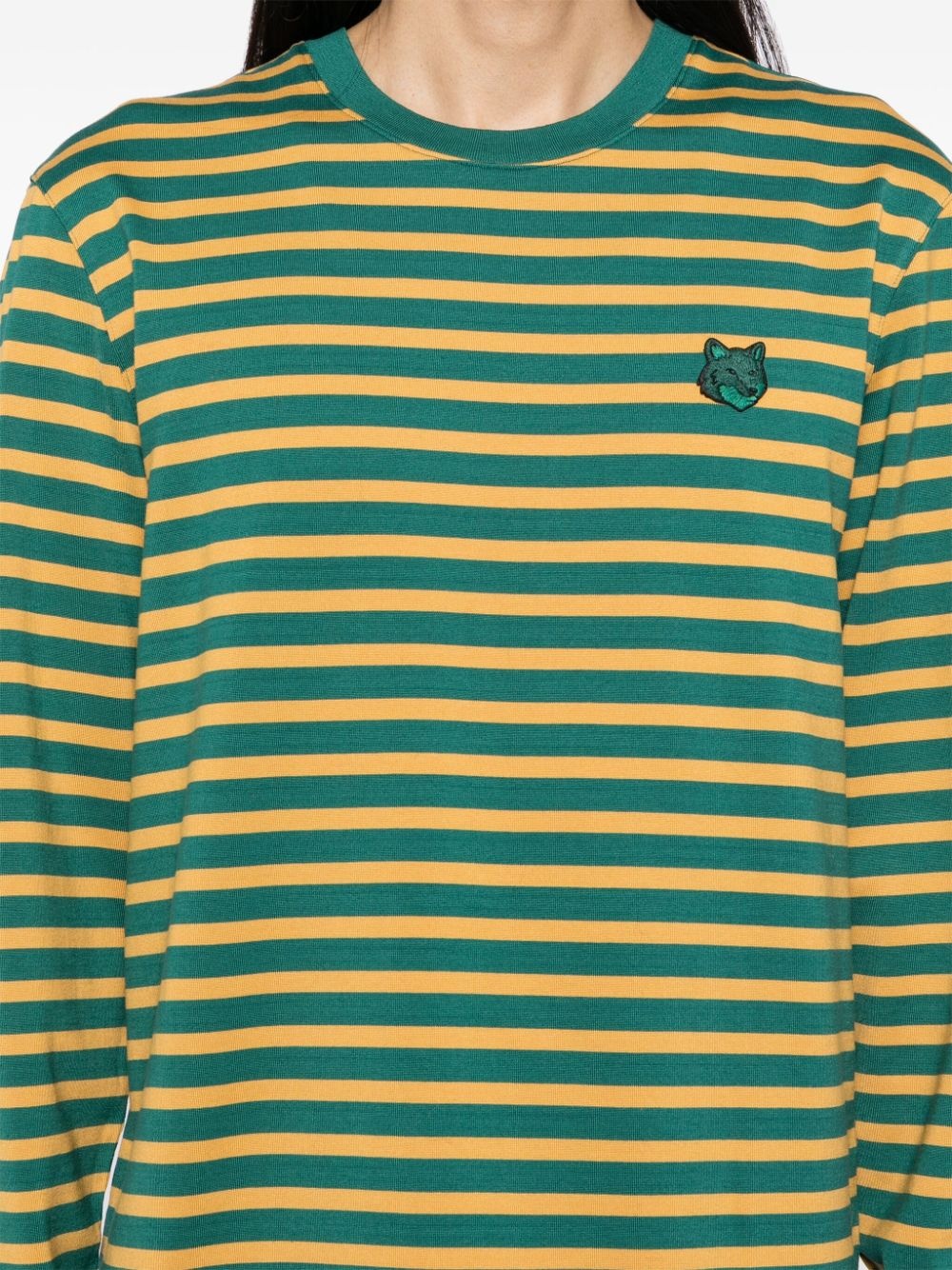 fox head long-sleeved t-shirt - 5