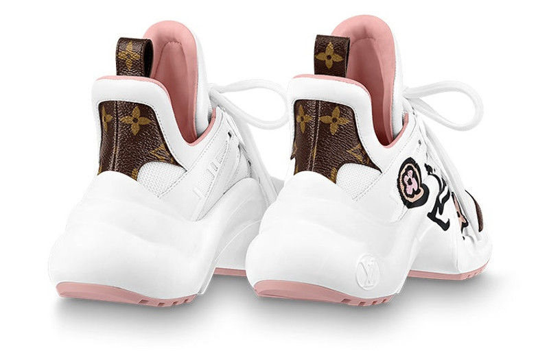 (WMNS) LOUIS VUITTON Archlight 1.0 Sneakers 'White with Large Logo' 1A93WZ 4