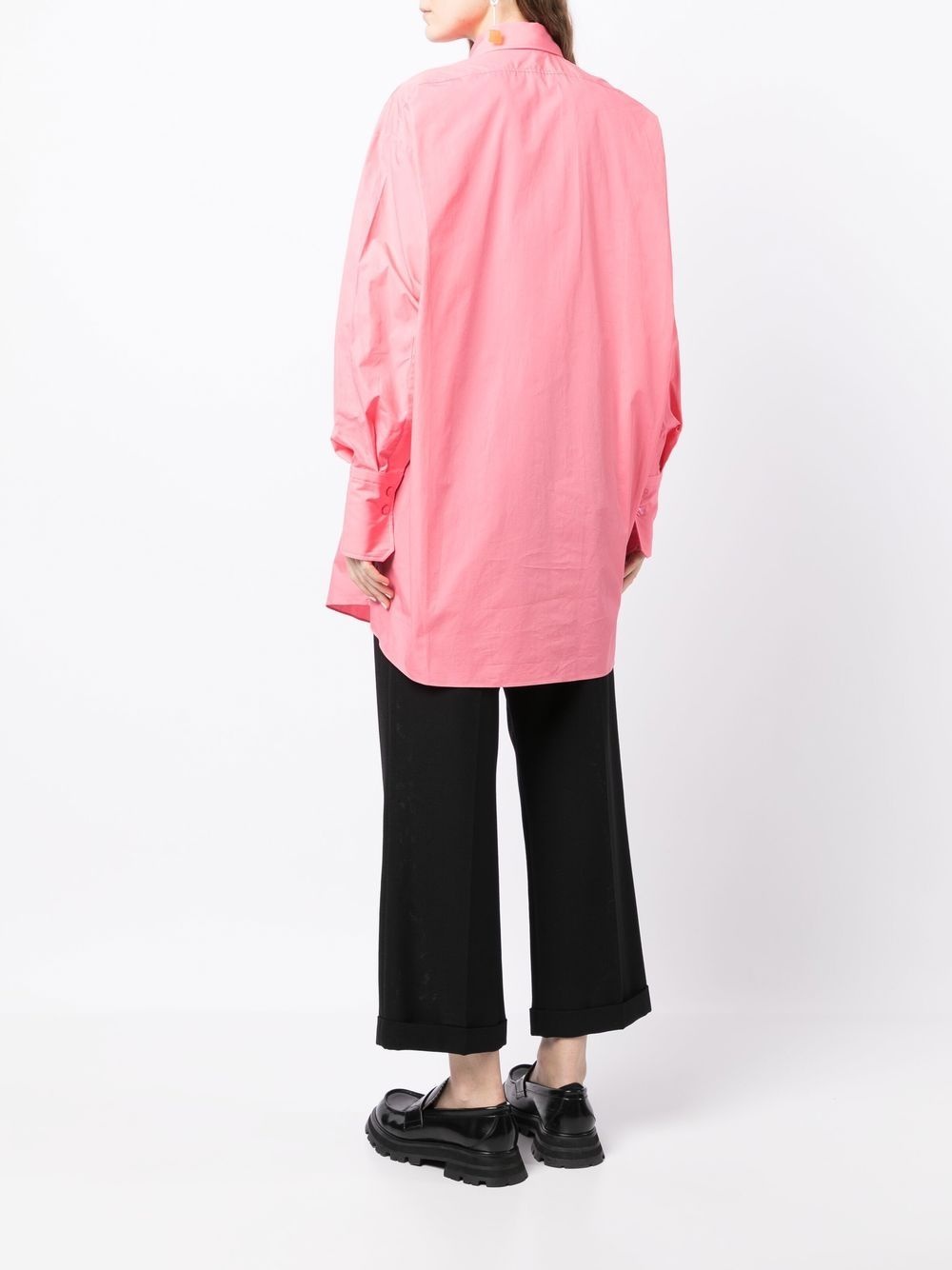 oversize long-sleeve cotton shirt - 3