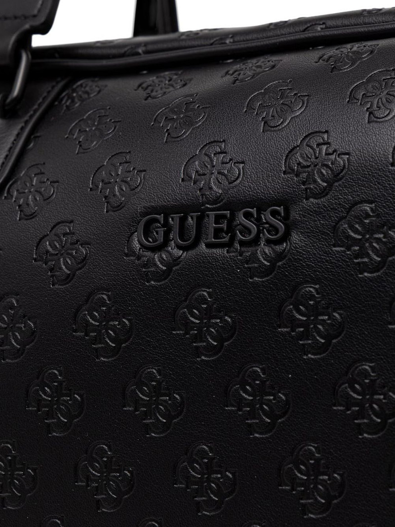 logo-embossed holdall bag 4