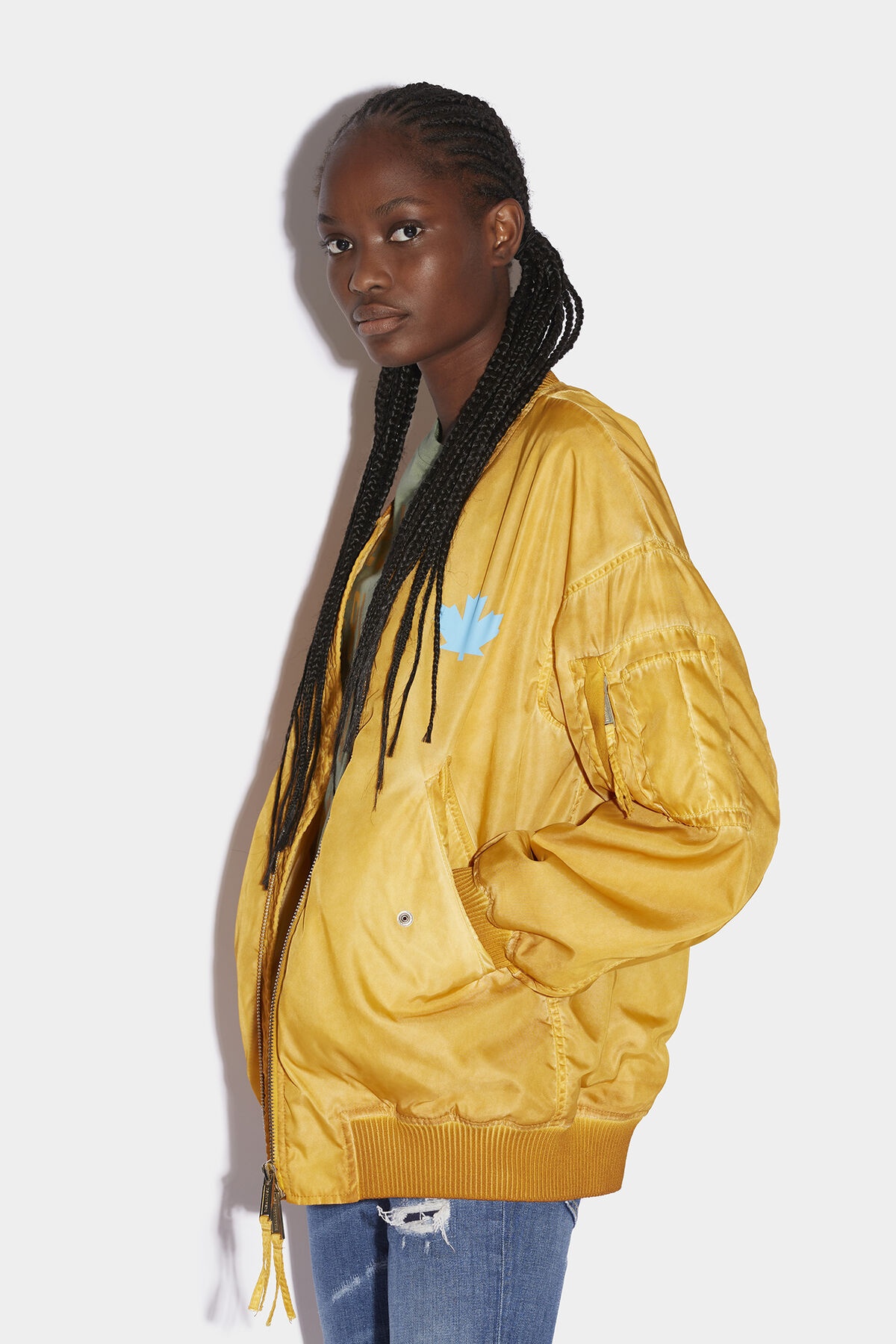 ONE LIFE RECYCLED NYLON OVERSIZED BOMBER - 3