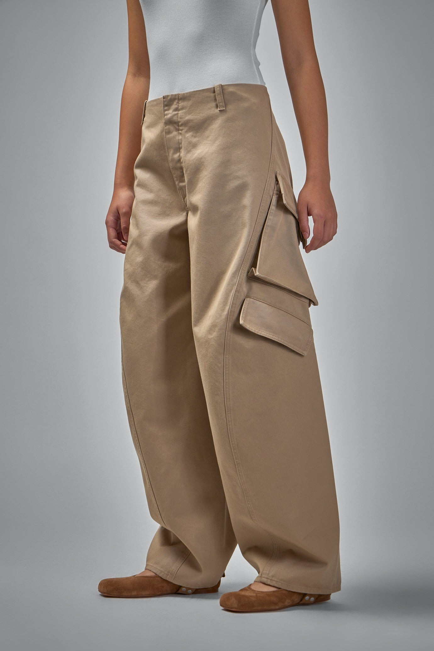 Round Cargo Pants - 5