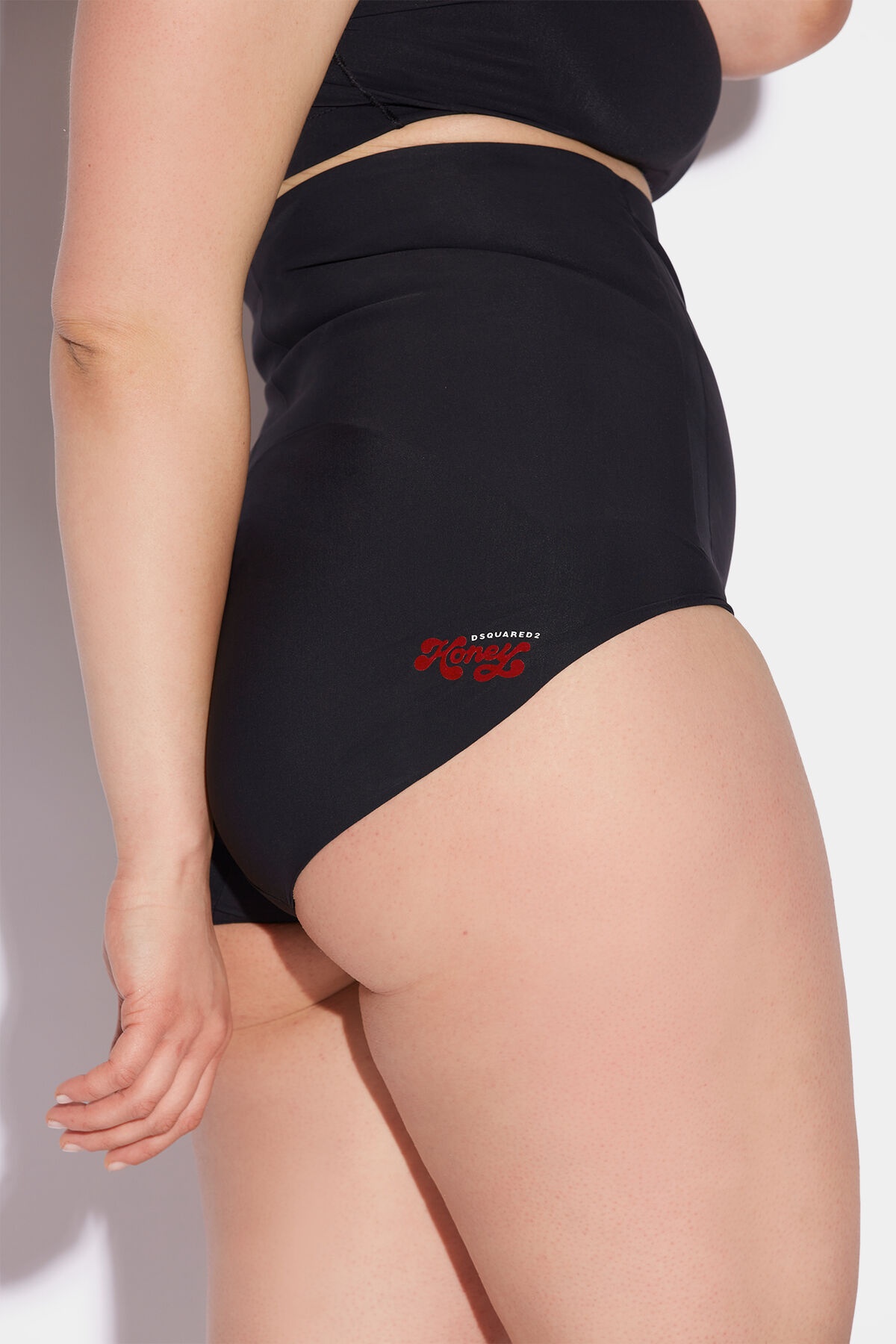 DSQUARED2 LOGO HIGH WAIST BRIEF - 4