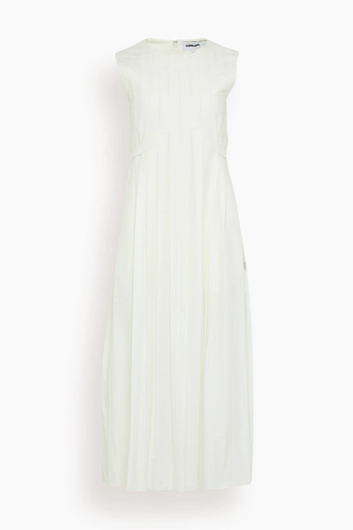 Judson Pleated Maxi Dress in Ivory - 1