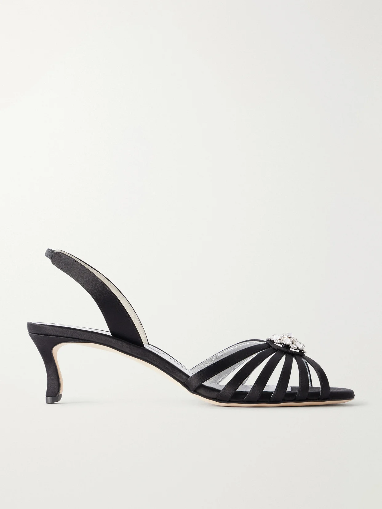 Fulmasli 50 Embellished Satin Sandals - 1