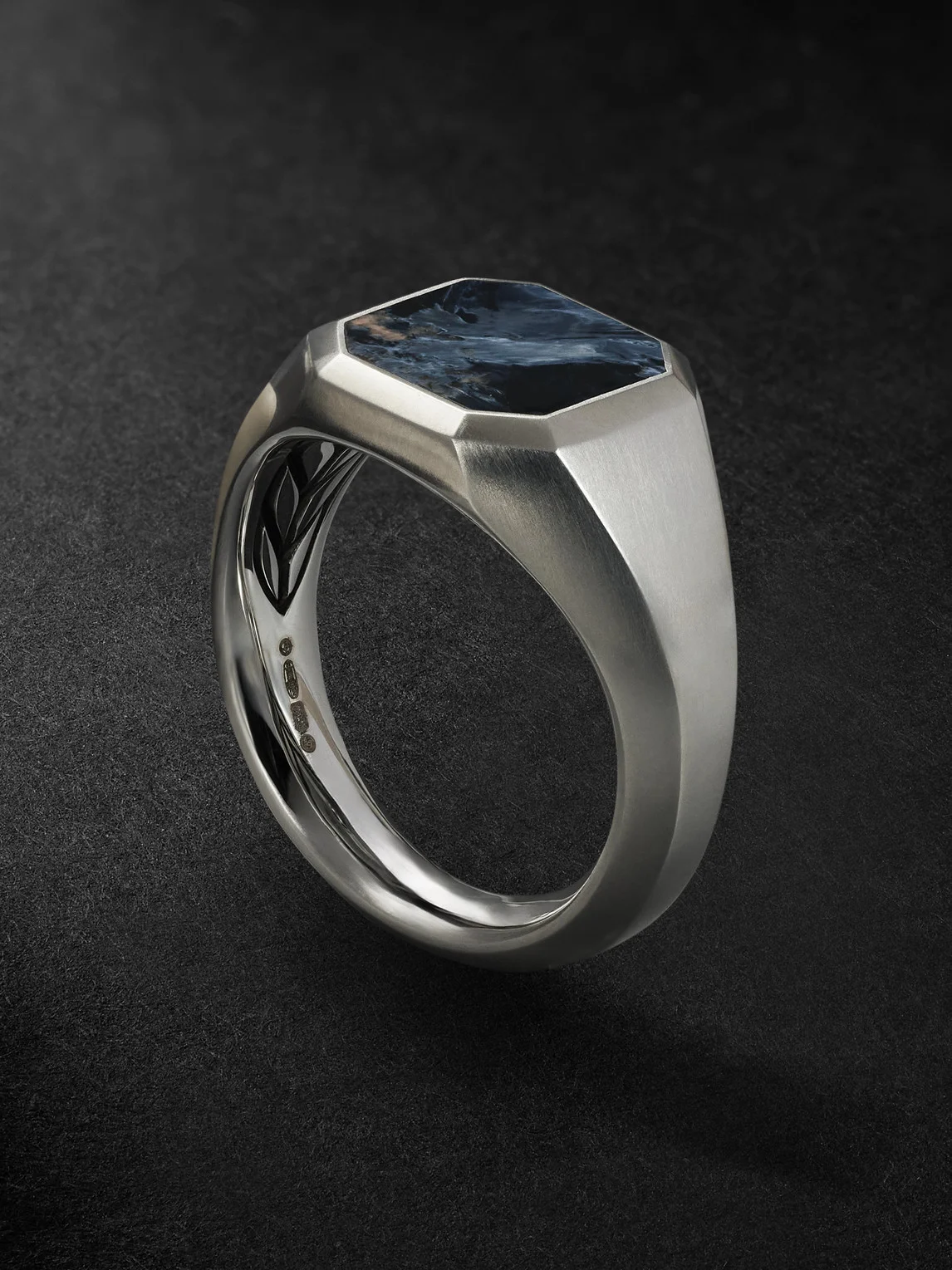 Streamline® Sterling Silver Pietersite Signet Ring - 1