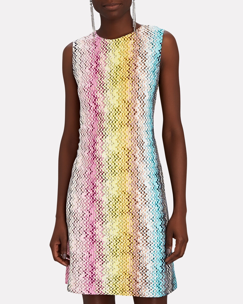 Rainbow Mini Shift Dress - 3