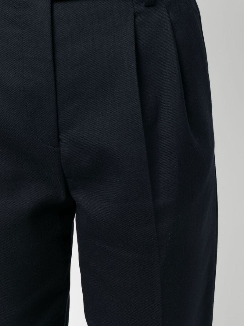 high-waisted straight-leg trousers - 5