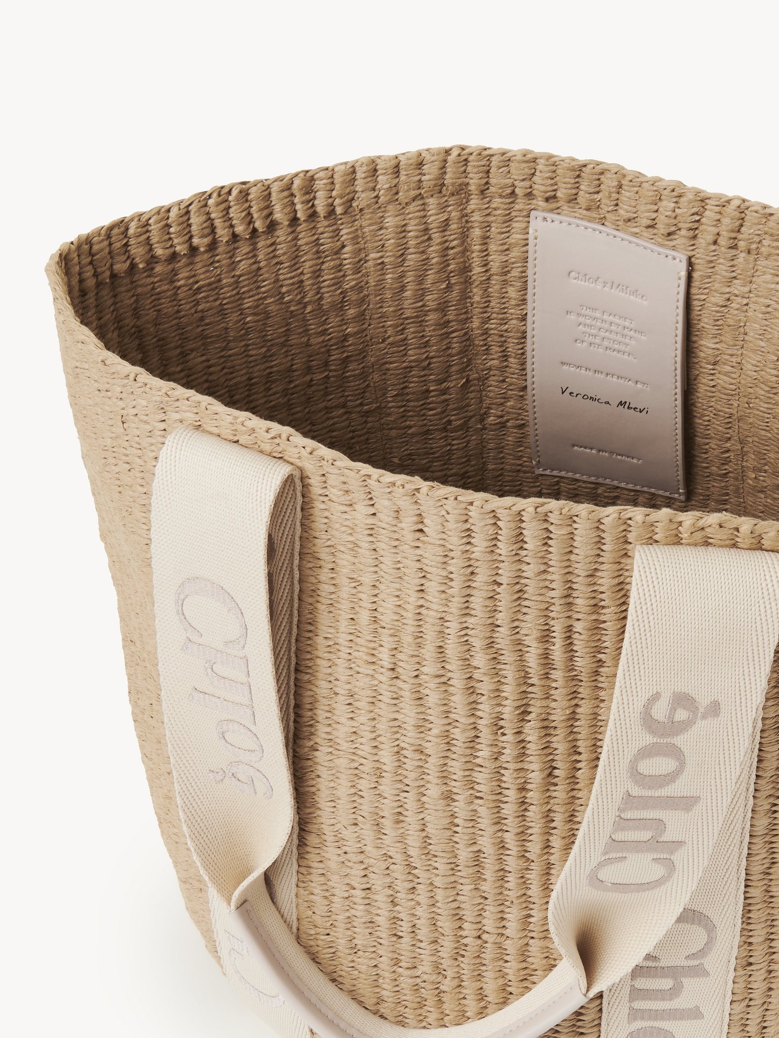 LARGE WOODY BASKET IN FAIR TRADE PAPER - 5