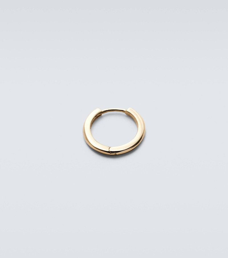 14kt gold single hoop earring 4