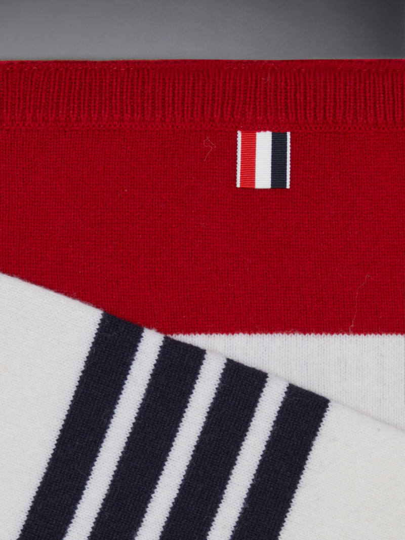 Thom Browne Merino Jersey 4-Bar Crew Neck Sweater Bag outlook