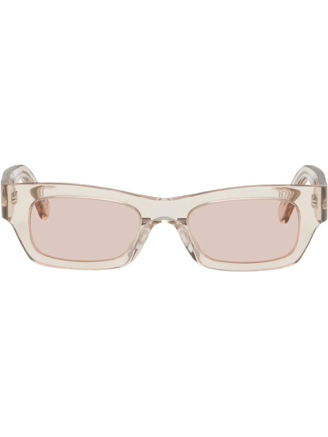 Beige RETROSUPERFUTURE Edition Haicli Sunglasses - 1