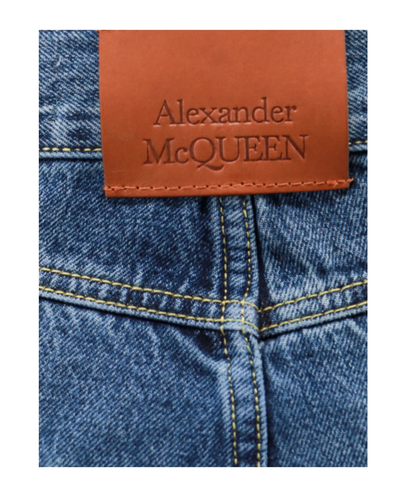 Logo Patch Straight Leg Jeans - 3