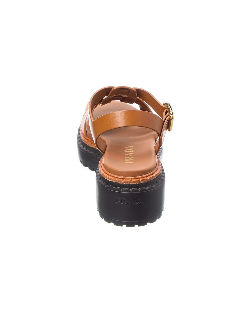 Prada Logo Leather Sandal - 3