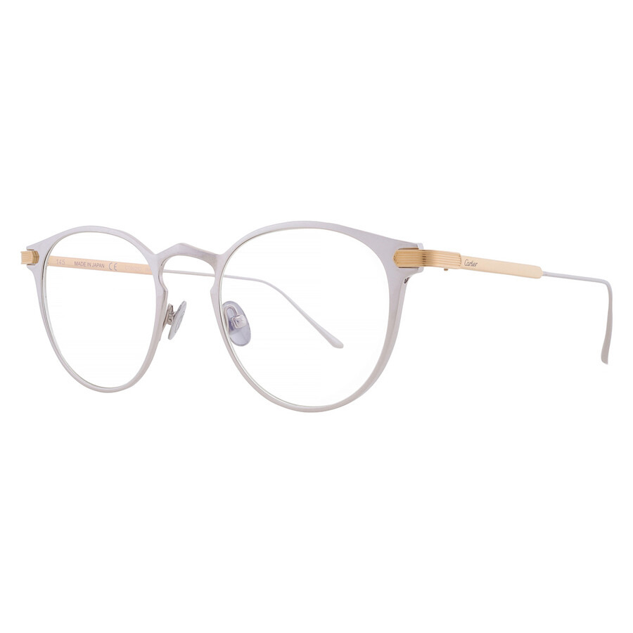 Cartier Demo Phantos Ladies Eyeglasses CT0021O 006 50 - 2