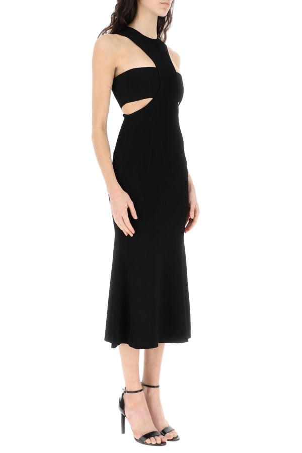 ワンピース alexander mcqueen Black viscose blend dress Alexander McQueen Black viscose blend dress