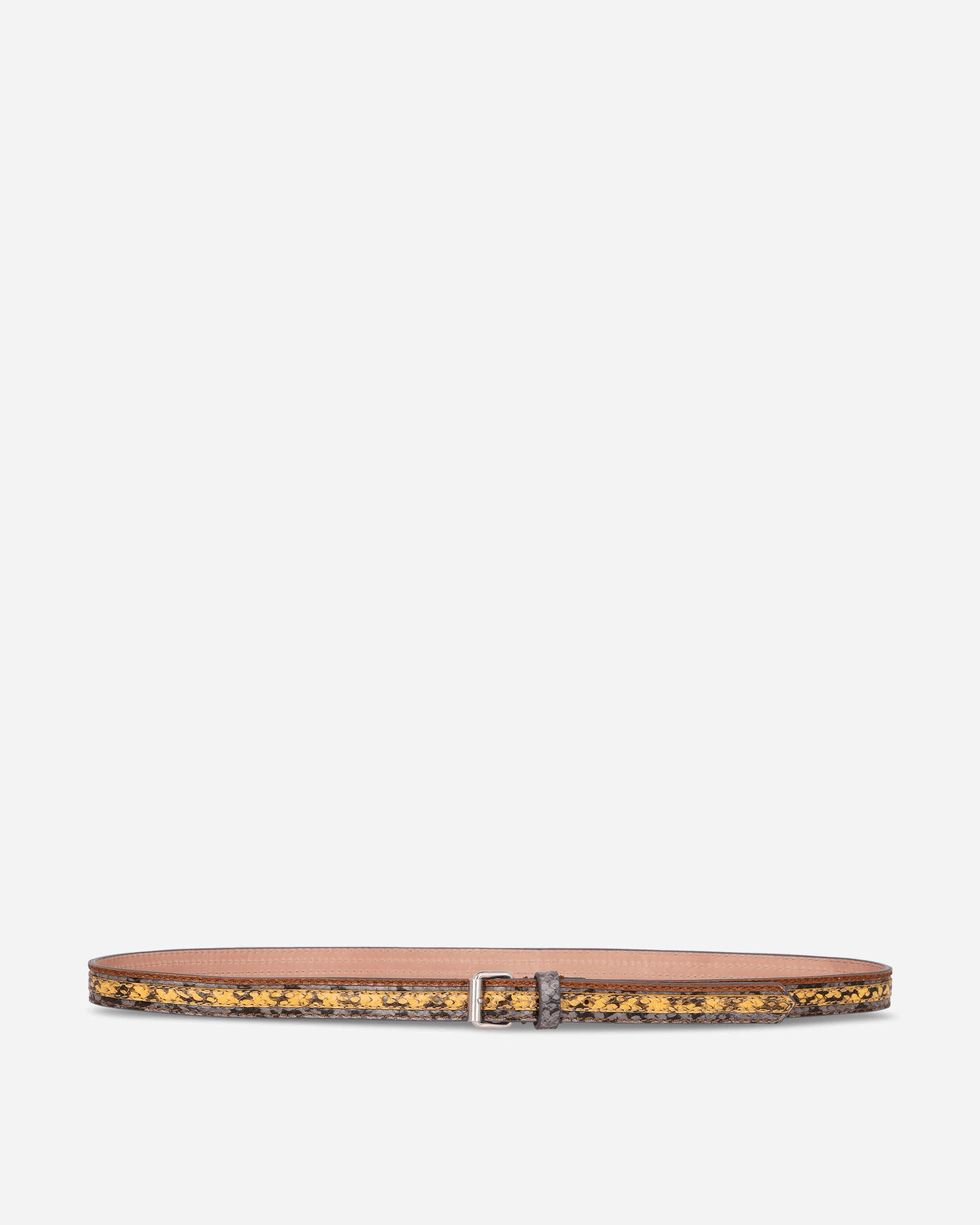 Printed Leather Belt Multicolor - 1